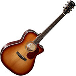 Cort Gold-A8-LB with case akusztikus gitár, All solid, világos burst kép, fotó