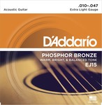 D'Addario EJ15 Phosphor Bronze, 010-047 kép, fotó