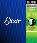 Elixir 19102 Optiweb elektromos gitárhúr készlet, 011-049 kép, fotó