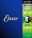 Elixir 19002 Optiweb elektromos gitárhúr készlet, 009-042 kép, fotó
