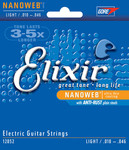 Elixir 12052 Nanoweb elektromos gitárhúr készlet, 010-046 kép, fotó