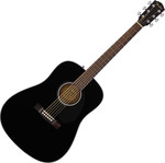Fender CD-60S Black akusztikus gitár kép, fotó