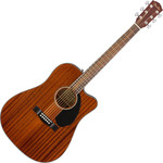 Fender CD-60SCE All Mahogany, Natural elektro-akusztikus gitár kép, fotó