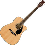 Fender CD-60SCE Natural elektro-akusztikus gitár kép, fotó