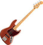 Fender Player Plus Jazz Bass, MN, Aged Candy Apple Red kép, fotó