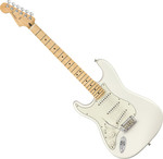 Fender Player Stratocaster balkezes, MN, Polar White kép, fotó