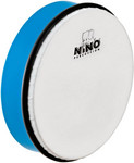 Nino Percussion NINO45SB Abs Hand Drum, 8" Sky Blue W/Beater kép, fotó
