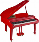 Orla Grand Piano 500 digitális zongora piros kép, fotó