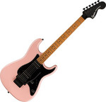 Squier Contemporary Stratocaster HH FR, Roasted MN, Black Pickguard, Shell Pink Pearl kép, fotó