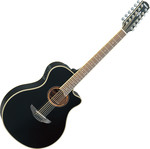 Yamaha APX-700 II 12  Black 12-húros elektro-akusztikus gitár kép, fotó