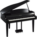 Yamaha CLP-765GP Clavinova digitális zongora, Polished Ebony kép, fotó