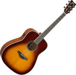 Yamaha FG-TA TransAcoustic Brown Sunburst elektro-akusztikus gitár kép, fotó