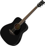 Yamaha FG800 Black akusztikus gitár kép, fotó