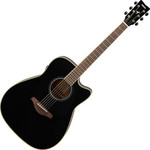 Yamaha FGC-TA TransAcoustic Black elektro-akusztikus gitár kép, fotó