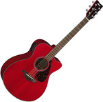 Yamaha FSX800C Ruby Red elektroakusztikus gitár kép, fotó