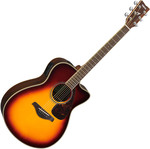Yamaha FSX830C Brown Sunburst elektroakusztikus gitár kép, fotó